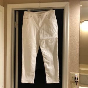 White jeans.  Chico size 2.5.